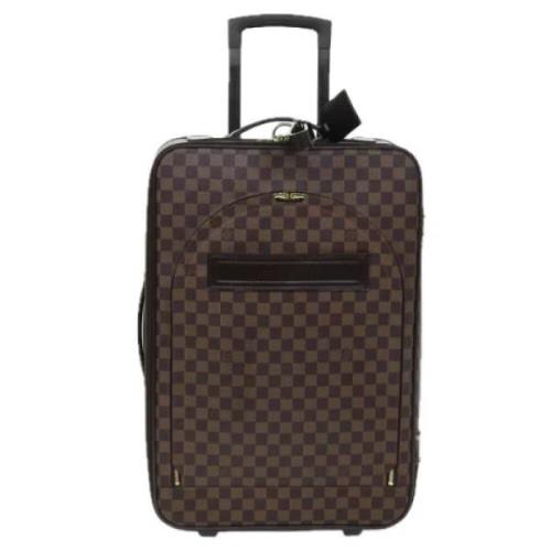 Pre-owned Canvas travel-bags Louis Vuitton Vintage , Brown , Dames