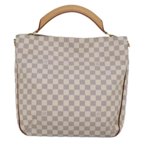 Pre-owned Canvas louis-vuitton-bags Louis Vuitton Vintage , White , Da...