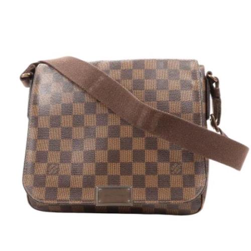 Pre-owned Leather louis-vuitton-bags Louis Vuitton Vintage , Brown , H...