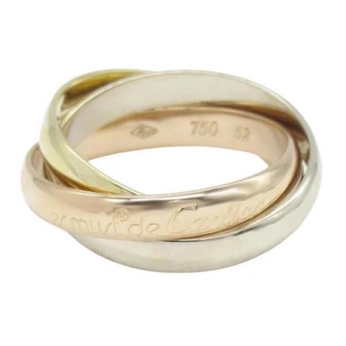 Pre-owned Rose Gold rings Cartier Vintage , Yellow , Dames