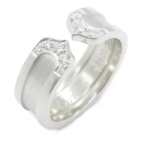 Pre-owned White Gold rings Cartier Vintage , Gray , Dames