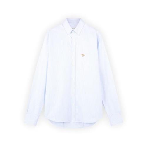 Stijlvolle Shirt voor Mannen Maison Kitsuné , White , Heren