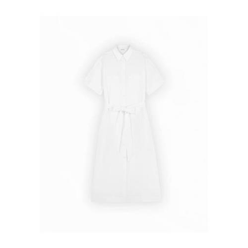 Stijlvolle Jurk Maison Kitsuné , White , Dames