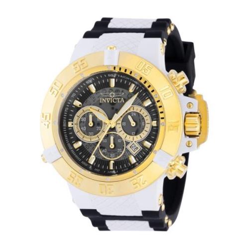 Subaqua Noma III Heren Quartz Horloge Invicta Watches , Yellow , Heren