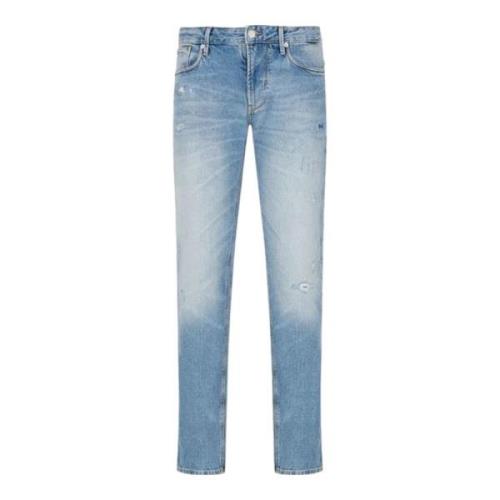 Slim-fit Denim Jeans Emporio Armani , Blue , Heren