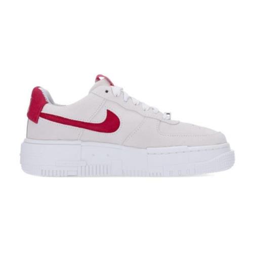 Pixel Lage Sneaker Wit Hibiscus Nike , White , Dames