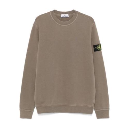 Bruine Sweaters voor Mannen Stone Island , Brown , Heren