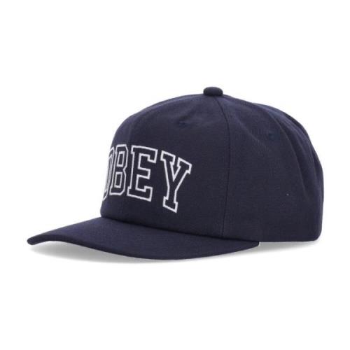 Klassieke Marineblauwe Snapback Pet Obey , Blue , Unisex