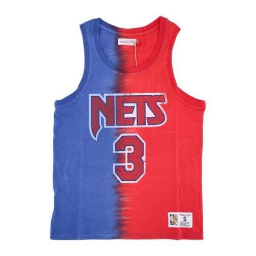 NBA Tie Dye Tank Petrovic No 3 Mitchell & Ness , Multicolor , Heren