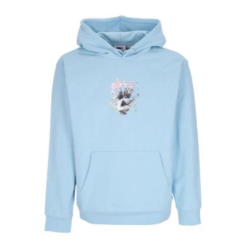 Lichtblauwe Hoodie met capuchon Obey , Blue , Heren