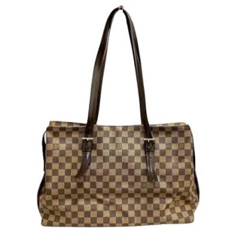 Pre-owned Canvas louis-vuitton-bags Louis Vuitton Vintage , Brown , Da...