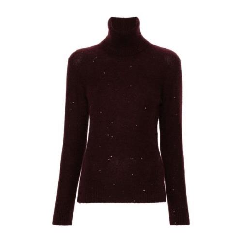 Bordeaux Jersey Sweater Fabiana Filippi , Red , Dames