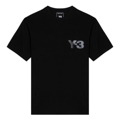 Korte mouwen ronde hals T-shirt Y-3 , Black , Heren