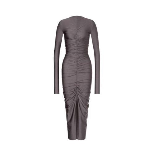 Gedrapeerde Jurk Philosophy di Lorenzo Serafini , Gray , Dames