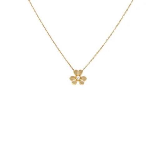 Pre-owned Yellow Gold necklaces Van Cleef & Arpels Pre-owned , Yellow ...