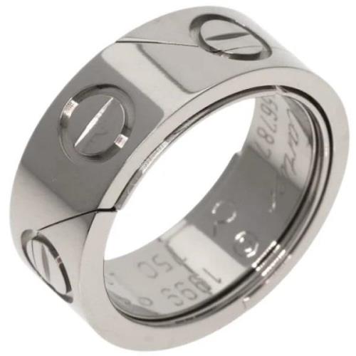 Pre-owned White Gold rings Cartier Vintage , Gray , Dames