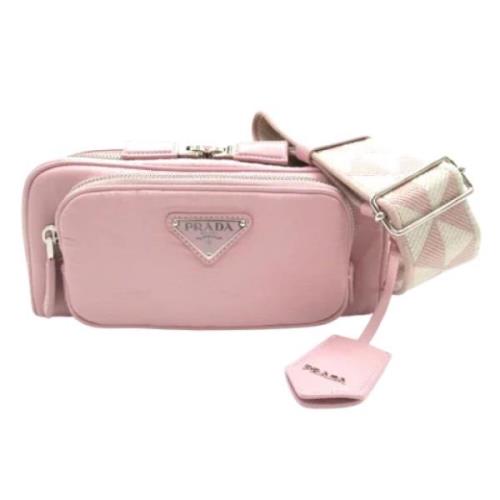 Pre-owned Leather prada-bags Prada Vintage , Pink , Dames