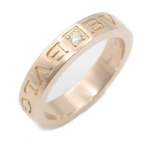 Pre-owned Rose Gold rings Bvlgari Vintage , Yellow , Dames