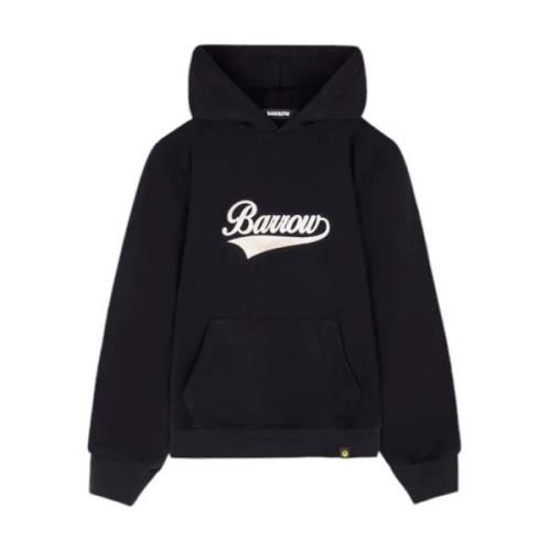 Zwarte Unisex Hoodie Barrow , Black , Heren