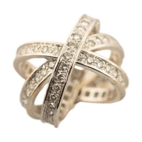 Pre-owned White Gold rings Cartier Vintage , Gray , Dames