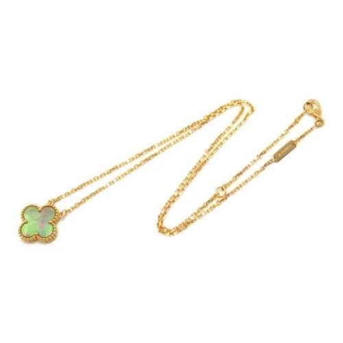 Pre-owned Yellow Gold necklaces Van Cleef & Arpels Pre-owned , Pink , ...