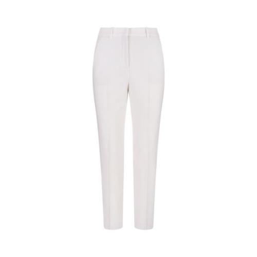 Witte Op Maat Gemaakte Wollen Broek Incotex , White , Dames