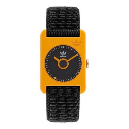 Unisex Horloge Retro Pop Two Adidas , Black , Unisex