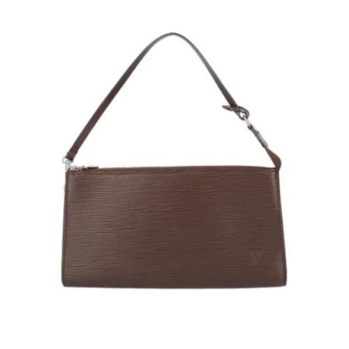 Pre-owned Leather louis-vuitton-bags Louis Vuitton Vintage , Brown , D...