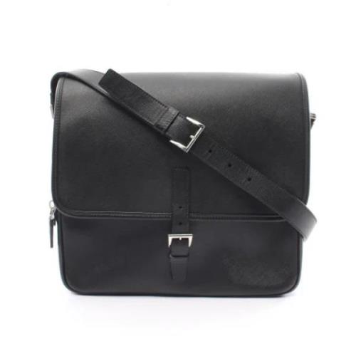 Pre-owned Leather prada-bags Prada Vintage , Black , Dames