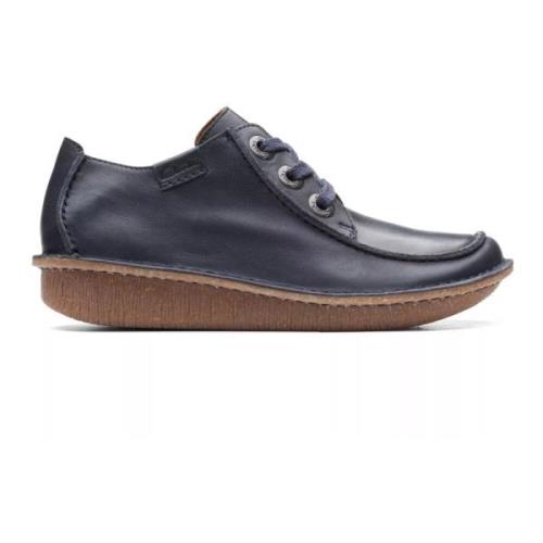 Blauwe Veterschoen - Funny Dream Clarks , Blue , Dames