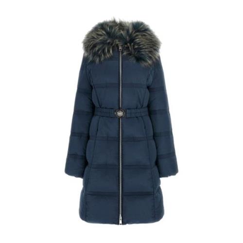 Blauwe Dames Puffer Jas Guess , Blue , Dames