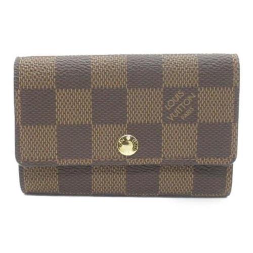 Pre-owned Canvas wallets Louis Vuitton Vintage , Brown , Dames