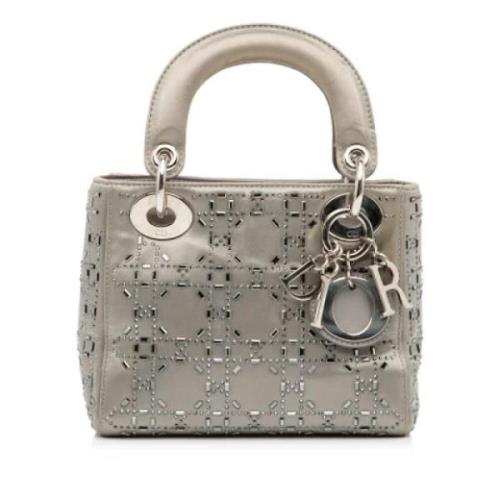 Pre-owned Fabric dior-bags Dior Vintage , Gray , Dames