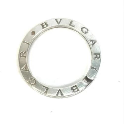 Pre-owned Metal key-holders Bvlgari Vintage , Gray , Unisex