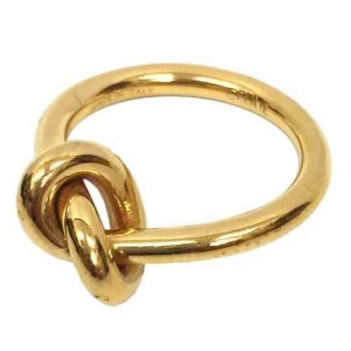 Pre-owned Metal rings Celine Vintage , Yellow , Dames