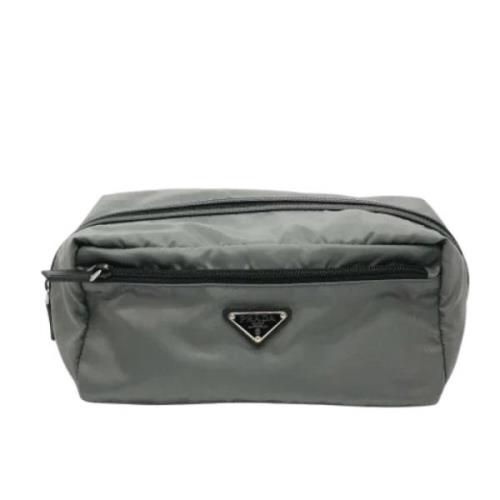 Pre-owned Fabric prada-bags Prada Vintage , Gray , Heren