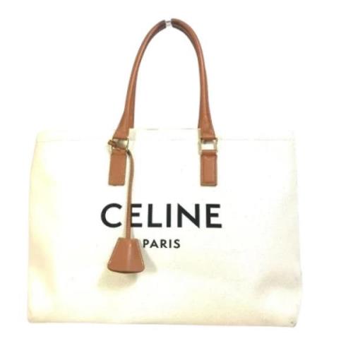 Pre-owned Canvas celine-bags Celine Vintage , Beige , Dames