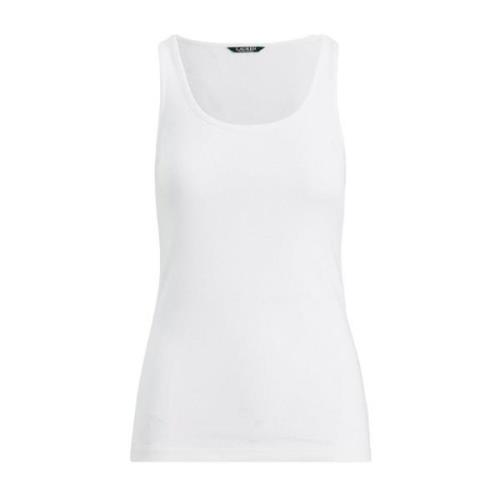 Mouwloze Top Ralph Lauren , White , Dames