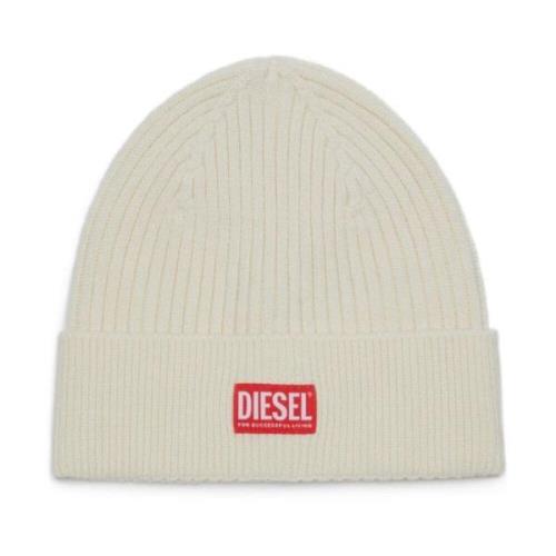 Witte Stijlvolle Hoeden Diesel , White , Heren