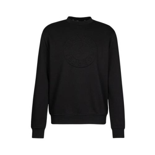 Sweatshirt met bedrukt logo en ronde hals Karl Lagerfeld , Black , Her...