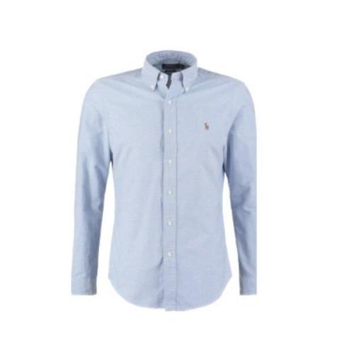 Slim Oxford Overhemd - Blauw Ralph Lauren , Blue , Heren