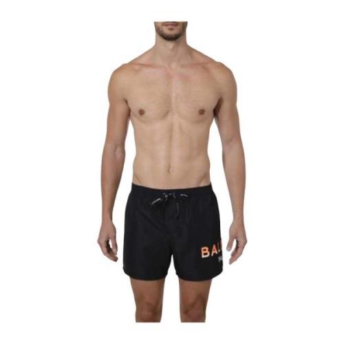 Zwarte Boxer Zwembroek Balmain , Black , Heren