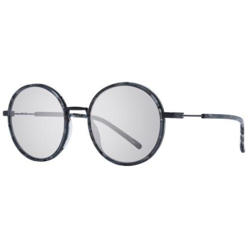 Grijze Herenzonnebril Ronde Frame Scotch & Soda , Gray , Heren