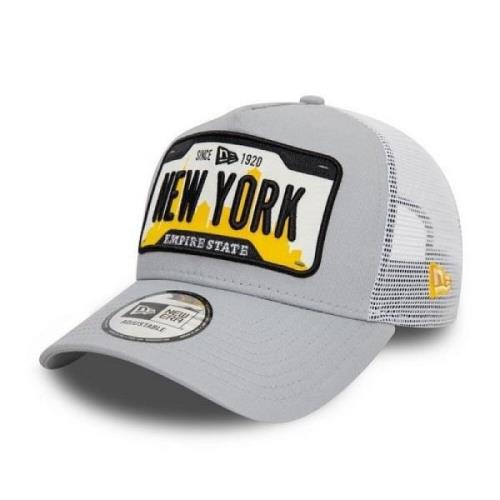 Grijze New York Trucker Cap New Era , Gray , Heren