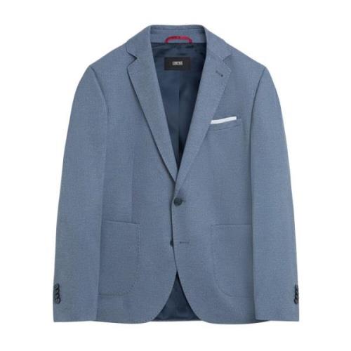 Casual Italiaanse Blazer met Opgezette Zakken Cinque , Blue , Heren