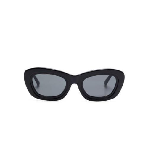 Zwarte Cat-Eye Zonnebril UV-Beschermende Lenzen The Attico , Black , D...