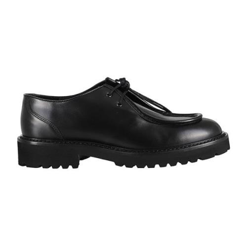 Geborduurde Schoenen Doucal's , Black , Heren