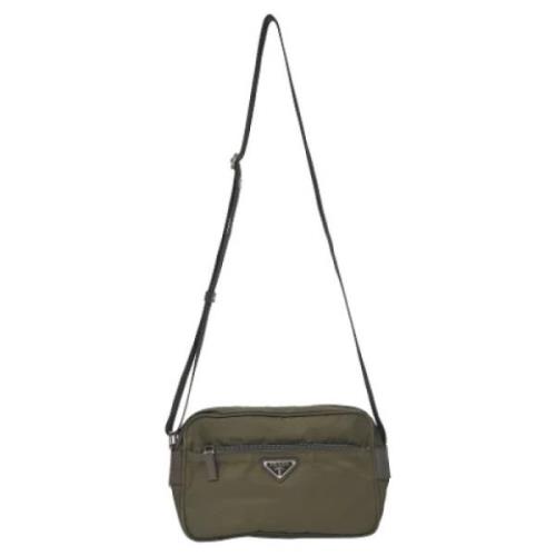 Pre-owned Nylon prada-bags Prada Vintage , Green , Dames