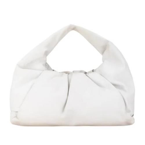 Pre-owned Leather pouches Bottega Veneta Vintage , White , Dames