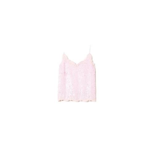 Mouwloze Top Twinset , Pink , Dames